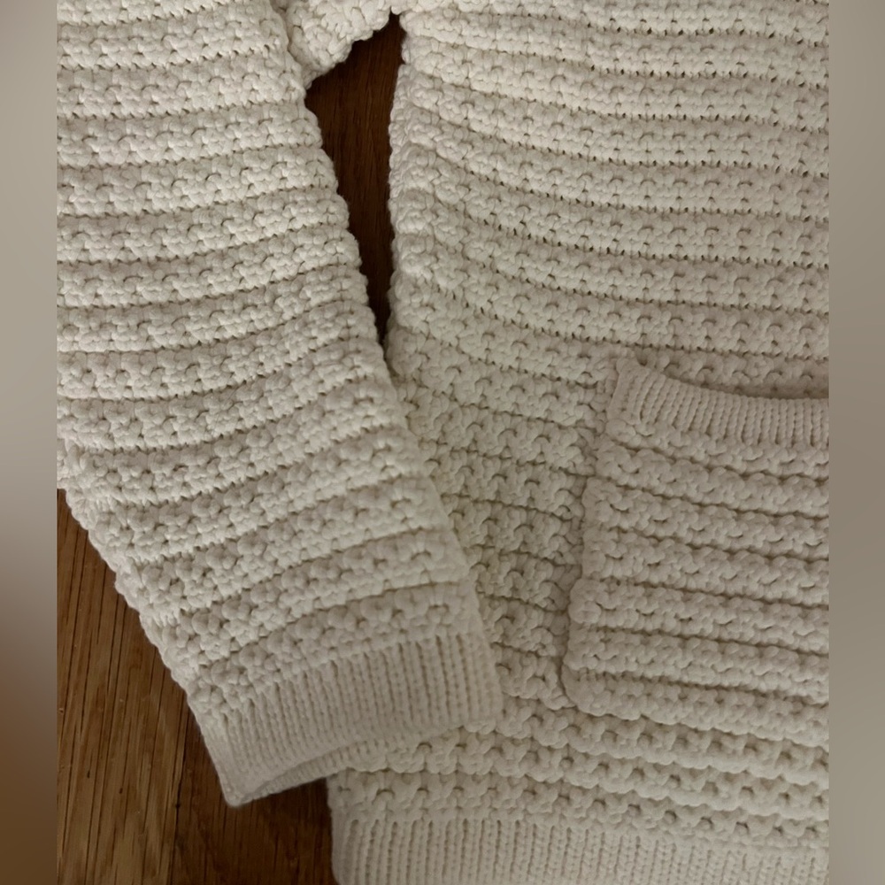 Ba&sh Gaspard Knitted Cardigan Sweater in Ivory Size 1/Small NWOT - Picture 10 of 13